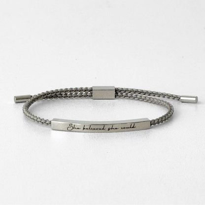She Believed She Could Bracelet
