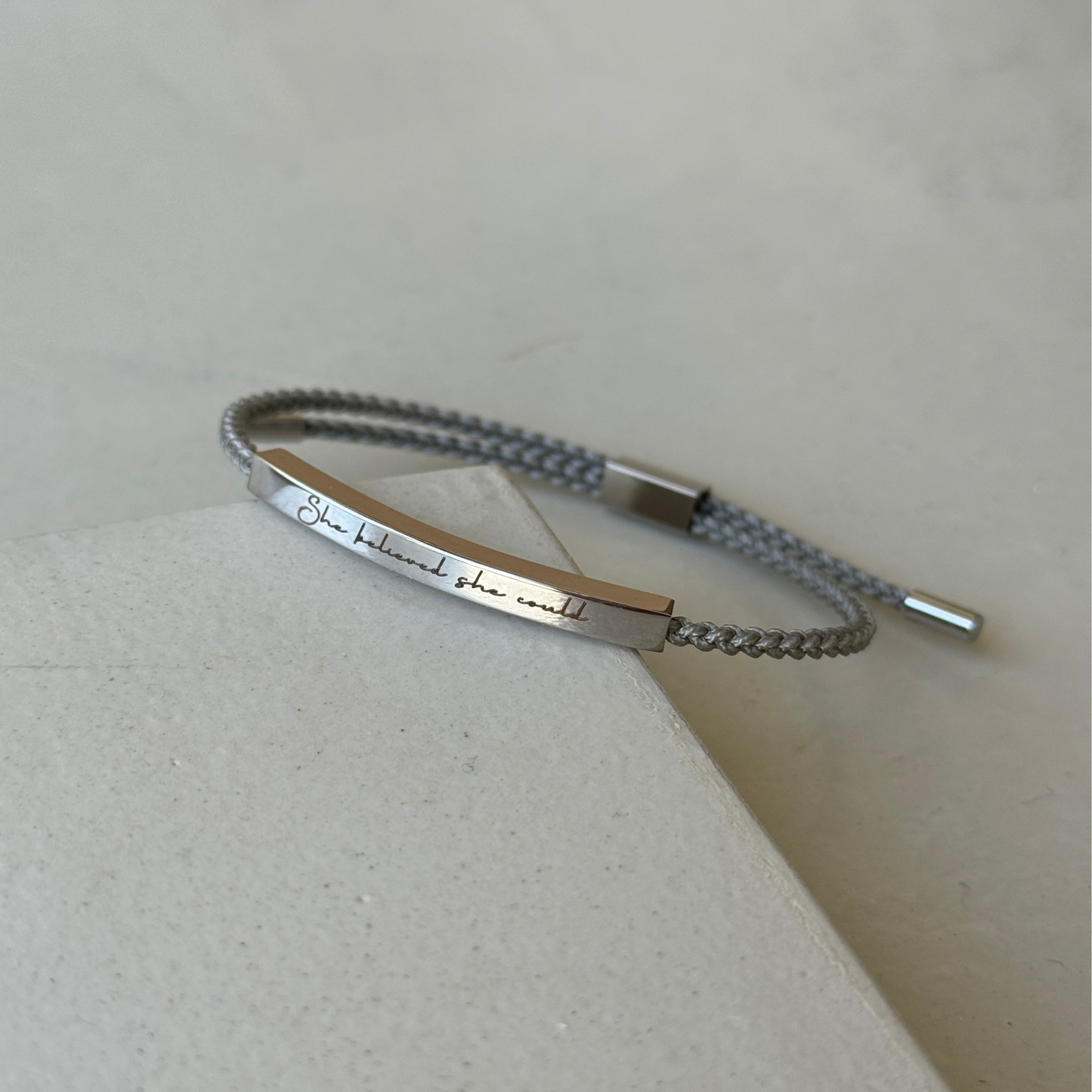 She Believed She Could Bracelet