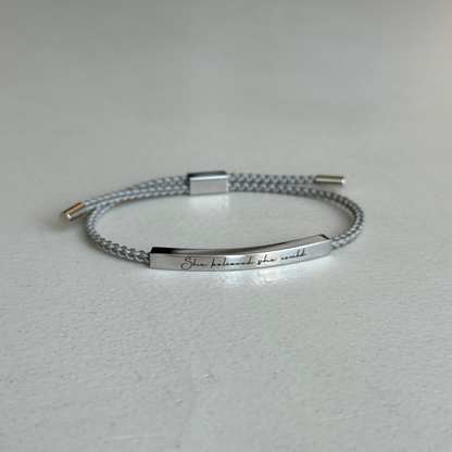 She Believed She Could Bracelet