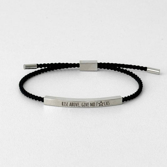 Rise Above Give No F*cks Bracelet