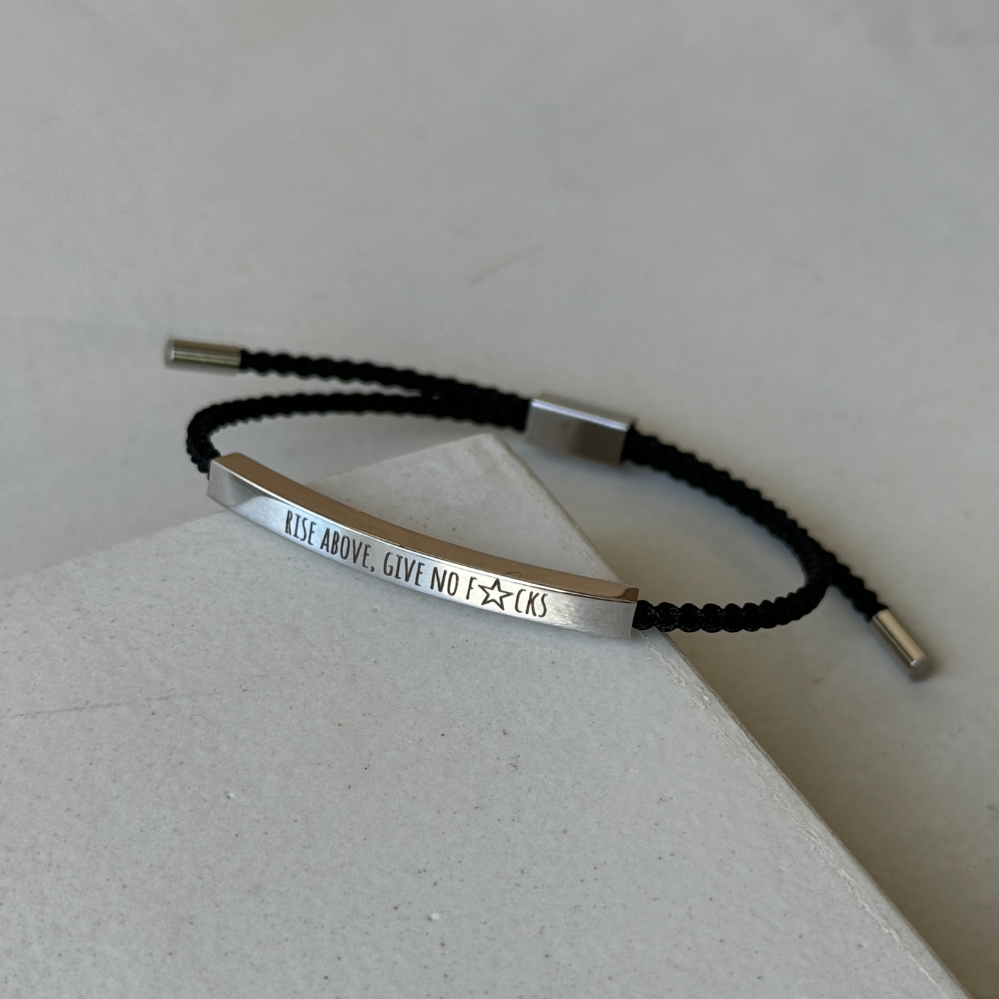 Rise Above Give No F*cks Bracelet