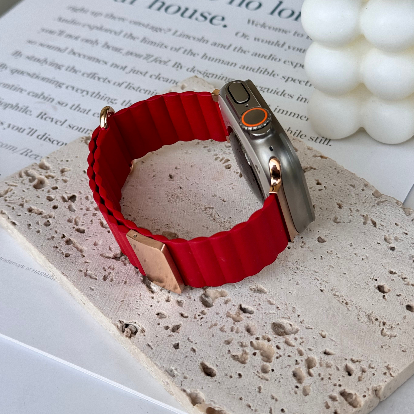 Lea Apple Watch Band - Red
